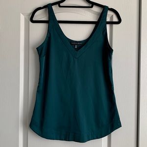 Saks Fifth Avenue Teal tank top size XS